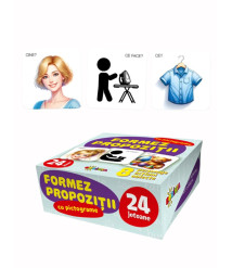 24 Jetoane. Formez Propoziții cu Pictograme
