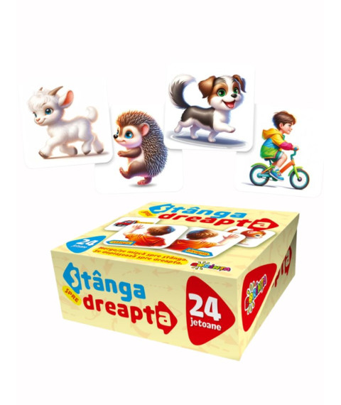 24 Jetoane. Stânga spre Dreapta