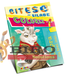 Citesc pe silabe. Colorez. Capra cu trei iezi (Vol. 1)