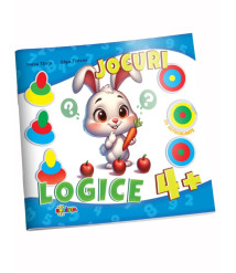 Jocuri Logice 4+ (cu autocolante)