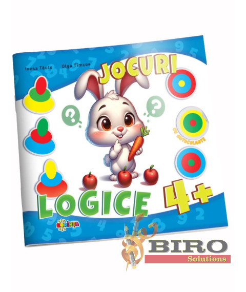 Jocuri Logice 4+ (cu autocolante)
