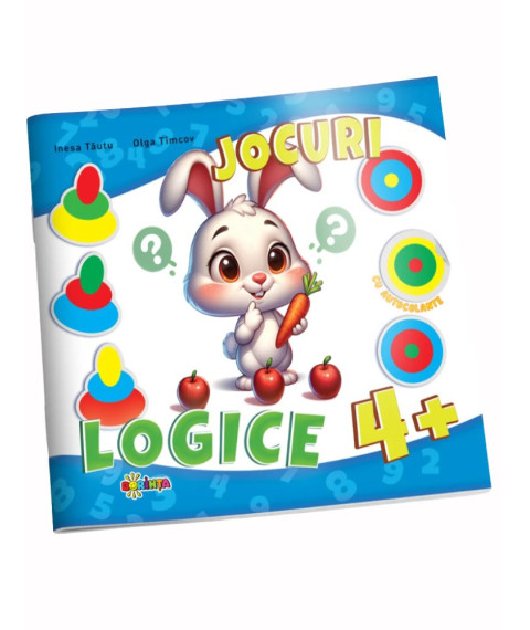 Jocuri Logice 4+ (cu autocolante)
