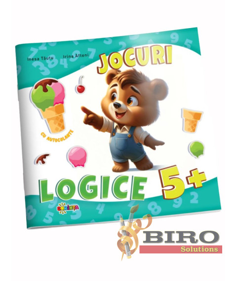 Jocuri Logice 5+ (cu autocolante)