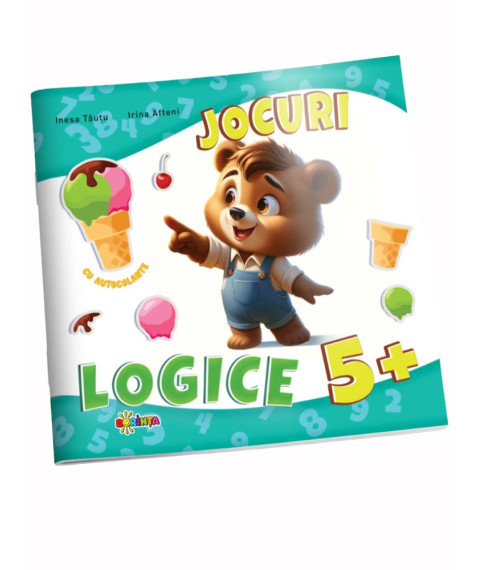Jocuri Logice 5+ (cu autocolante)