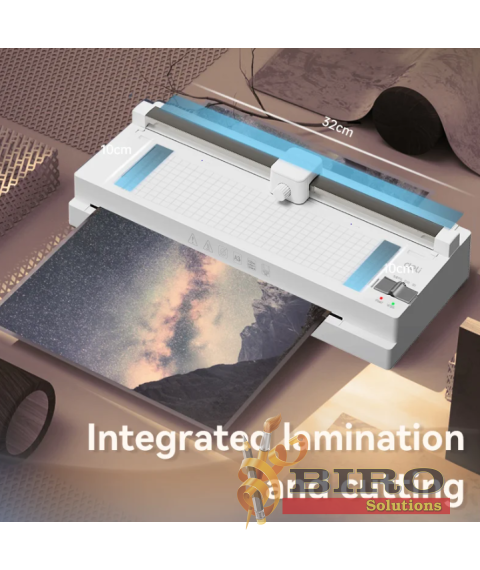 Laminator DELI ET110, 4 în 1, 70-125 microni, A3