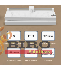 Laminator DELI ET110, 4 în 1, 70-125 microni, A3