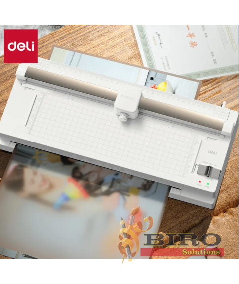 Laminator DELI ET110, 4 în 1, 70-125 microni, A3