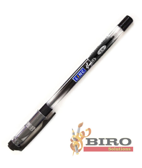 Pix cu bilă 0.7 mm, LINC Glycer,negru