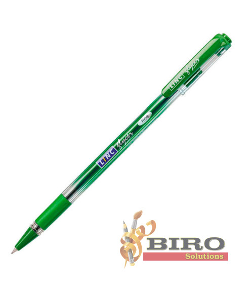 Pix cu bilă 0.7 mm, LINC Glycer,verde