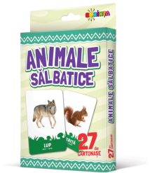 27 de cartonașe. Animale sălbatice