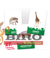 27 de cartonașe. Animale sălbatice
