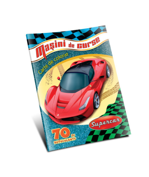 Mașini de curse + autocolante