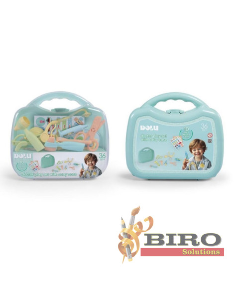 Set de joacă doctor cu geantă pentru jucării DOLU, cod 2262D
