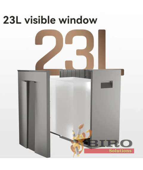 Distrugător DELI P5, 12 foi, 23L Micro Cut