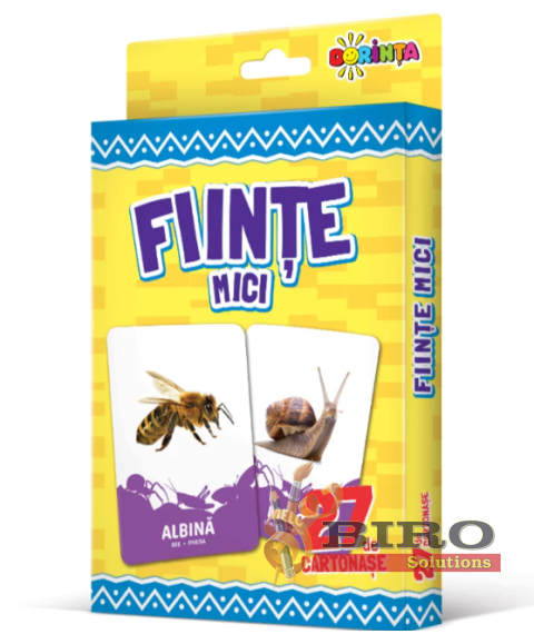 27 de cartonașe. Ființe mici