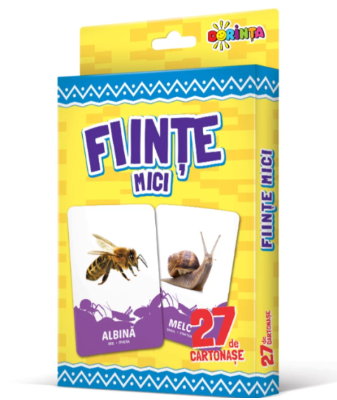 27 de cartonașe. Ființe mici