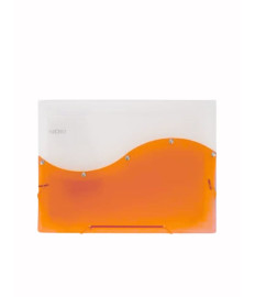 Mapa plastic Noki, cu elastic, A4, orange, 12 separatoare