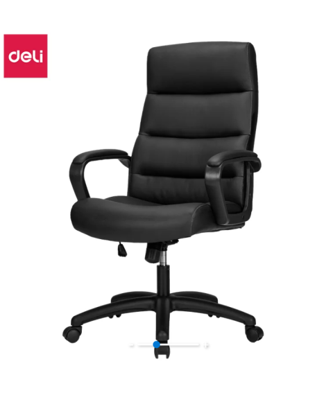 Fotoliu DELI 4516, eco piele, negru