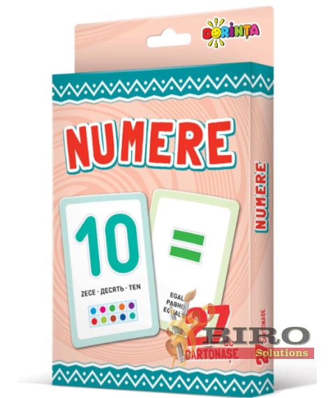 27 de cartonașe. Numere