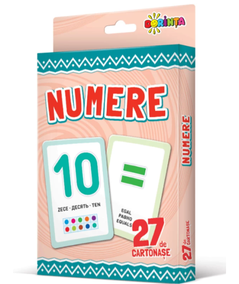 27 de cartonașe. Numere