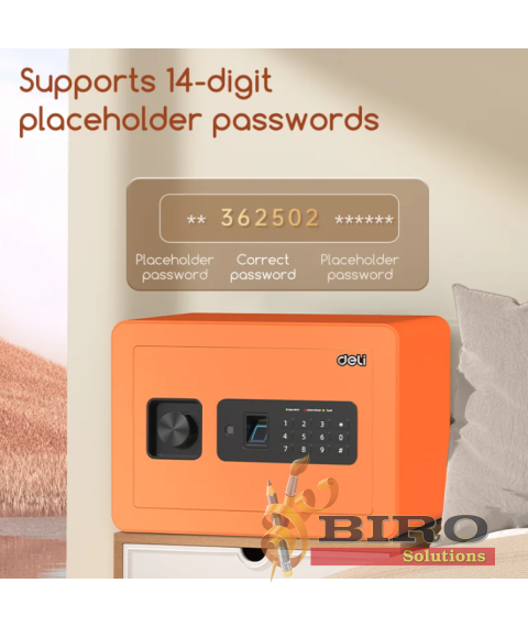 Safeu digital DELI T590, 350×250×250 mm
