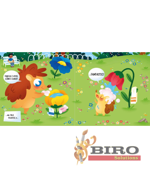 Ce Bine Ne Distrăm în Parc dacă Îl Păstrăm... Carte cu Ecopuzzle