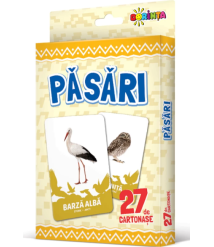 27 de cartonașe. Păsări