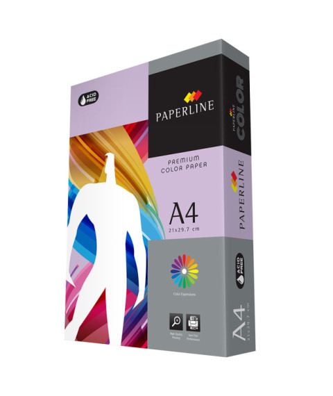 Hârtie colorată A4 Paperline LAVENDER, 80 g/m², pastel, violet deschis