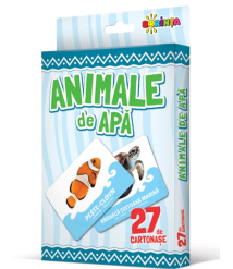 27 de cartonașe. Animale de apă