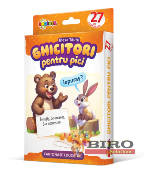 27 de Cartonașe Educative. Ghicitori pentru Pici