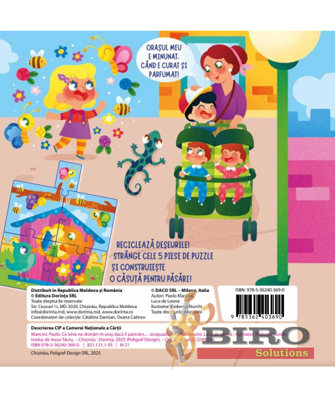 Ce Bine Ne Distrăm în Oraș dacă Îl Păstrăm... Carte cu Ecopuzzle