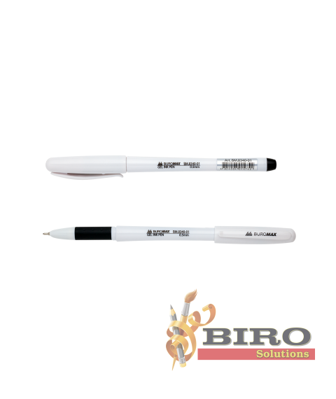 Pix gel  SYMPHONY, 0,5 mm, BUROMAX,negru
