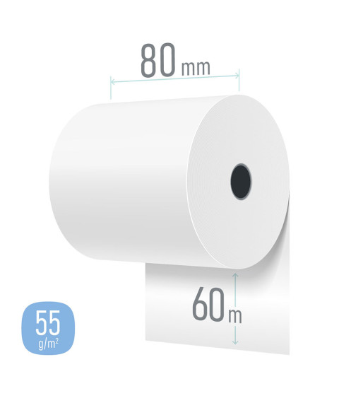 Lentă termo pentru aparatul de casa 80mm x 60m