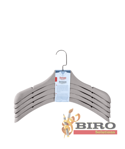 Umeraș pentru îmbrăcăminte 45,5×6 cm, set 5 bucăți, Aleana