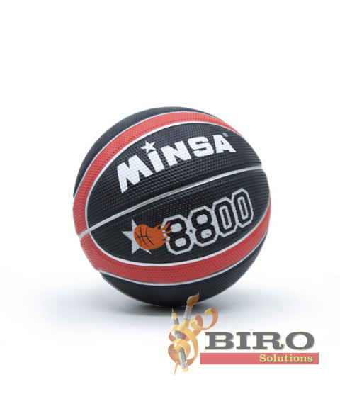 Minge de baschet Nr.7 MINSA, roșie, cod 189067