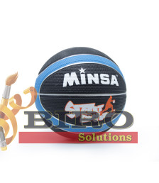 Minge de baschet Nr.7 MINSA, albastră, cod 189068