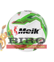 Minge de fotbal Meik, art. MK-134, albă, cod 201038