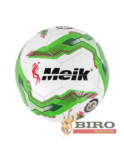 Minge de fotbal Meik, art. MK-134, albă, cod 201038