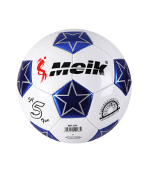 Minge de fotbal Meik, art. MK-208A, alb/albastră, cod 201051