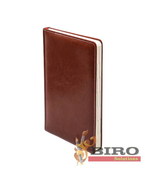 Agendă А5 2025 IDEE Standart "Saddle Brown"