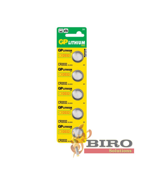 Baterie GP CR2032 Lithium 3V (blister 5 buc)