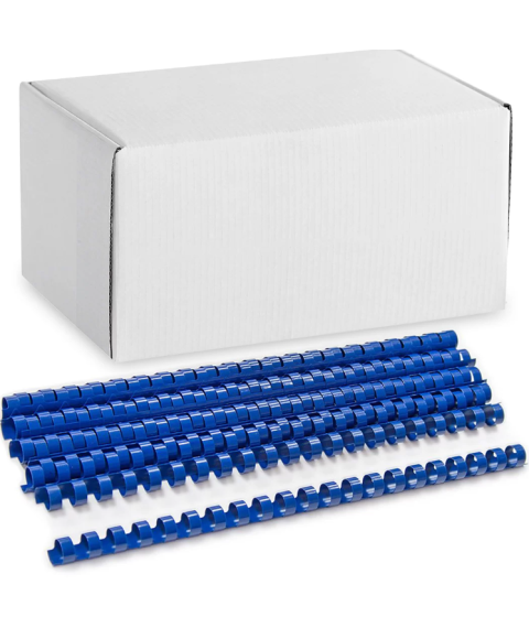 Inele din plastic ARGO A4, 14mm, 100 bucati, albastru