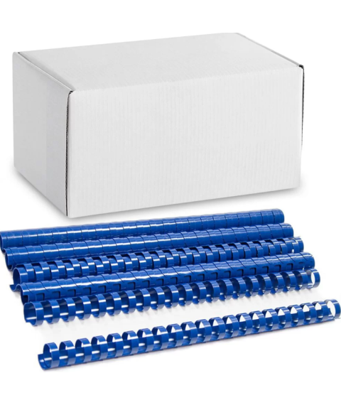 Inele din plastic ARGO A4, 16mm, 100 bucati, albastru