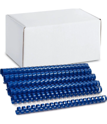 Inele din plastic ARGO A4, 25mm, 50 bucati, albastru