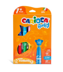 Set carioci Carioca "Baby Teddy" 1+, 12 buc