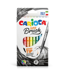 Set carioci Carioca Super Brush, 10 buc