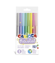 Set carioci Carioca Pastel, 8 buc