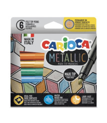 Set carioci Carioca Metallic Maxi, 6 buc