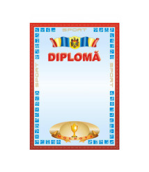Diploma de onoare N36 (sport, rama rosie)