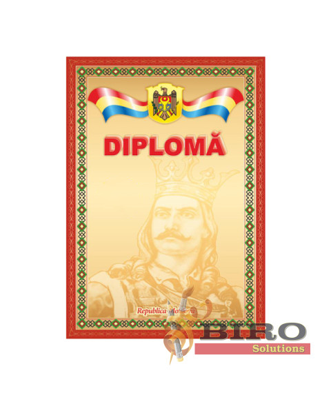 Diploma de onoare N39 (stema, drapel, Stefan cel Mare)